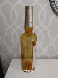 Schenley Whiskey Bottle 26 Glass Bottle Amber Embossed Store Display PA Fresno