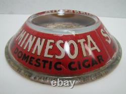 Seal Of Minnesota Cigar Brunhoff Mfg Cincinnati Ohio Old Glass Change Receiver