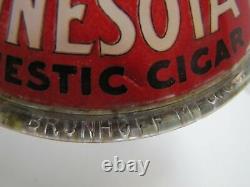 Seal Of Minnesota Cigar Brunhoff Mfg Cincinnati Ohio Old Glass Change Receiver