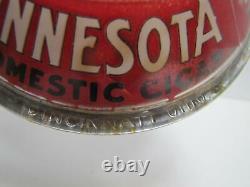 Seal Of Minnesota Cigar Brunhoff Mfg Cincinnati Ohio Old Glass Change Receiver