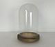 Small Antique Round Hand Blown Glass Dome Globe Steampunk Display Clock 11.88