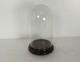 Small Vintage Round Hand Blown Glass Dome Globe Steampunk Display 7.87 D 4.52