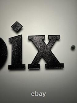 St Croix Store Display Glass Advertising Sign Fishing 25x12 Large