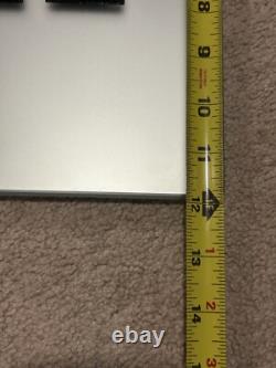 St Croix Store Display Glass Advertising Sign Fishing 25x12 Large