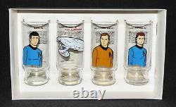 Star Trek 1976 Animated Series Dr Pepper Glass Tumbler Store Display Promo MIB