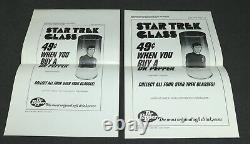 Star Trek 1976 Animated Series Dr Pepper Glass Tumbler Store Display Promo MIB