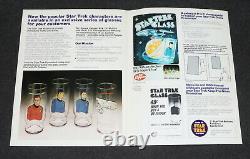 Star Trek 1976 Animated Series Dr Pepper Glass Tumbler Store Display Promo MIB