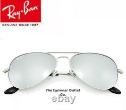 Store Display Rayban Aviator Silver Mirror RB3025 Standard / Large Men / Women