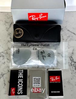 Store Display Rayban Aviator Silver Mirror RB3025 Standard / Large Men / Women