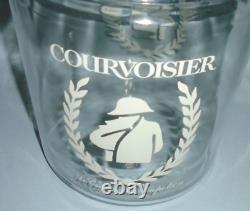 Store Large Clear Glass Jar COURVOISIER LeCugnac de Napoleon 13.25X8.75 Vintag