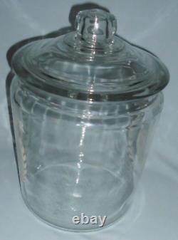 Store Large Clear Glass Jar COURVOISIER LeCugnac de Napoleon 13.25X8.75 Vintag