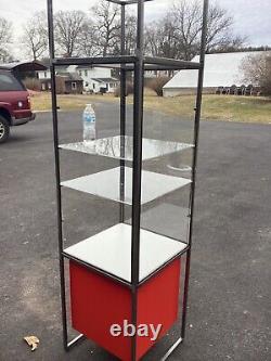 Store upright Display Case Fixture Showcase with shelves 79 local pickup PA
