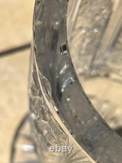 Stunning Vintage Tall Pedestal Countertop Cut Glass Jar Candy Display 8lbs