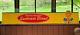 Sunbeam Bread General Store Glass Window Advertising Sign Grocery 1950's Large