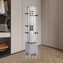 Sunglasses Display Stand with Storage Cabinet Floor-standing Eyeglass Holder