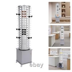 Sunglasses Display Stand with Storage Cabinet Floor-standing Eyeglass Holder