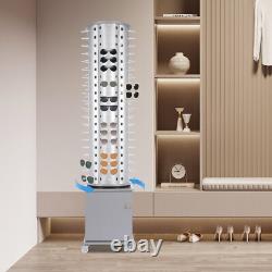 Sunglasses Display Stand with Storage Cabinet Floor-standing Eyeglass Holder