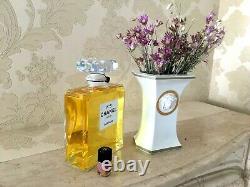 Super Rare Giant Glass Factice Chanel 5 Store Display 2 Liters / 68 Fl. Oz