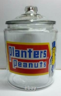 Super Rare Giant Planters Peanut Mr Peanut Glass Counter Jar