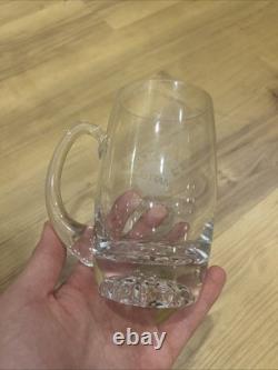 Super Rare! VTG TOYS R US MATTEL NY Toy Fair 1998 handled glass award Giveaway