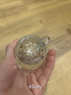 Super Rare! VTG TOYS R US MATTEL NY Toy Fair 1998 handled glass award Giveaway
