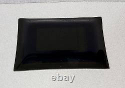 Tecumseh Small Engines Native American emblem Glass Ashtray Dish Chicago 1950's