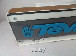 Teva Sandals Retail Store Display Sign Metal Glass 24L 7T 2W