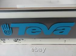 Teva Sandals Retail Store Display Sign Metal Glass 24L 7T 2W