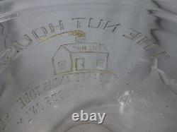 The Nut House Antique Store Glass Display Jar with nut scoop or creamer