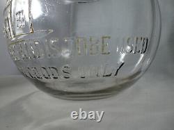 The Nut House Antique Store Glass Display Jar with nut scoop or creamer