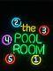 The Pool Room Display Gift Neon Light Real Glass Bar Store Club Room 16