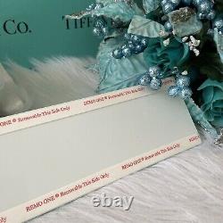 Tiffany&Co Lucite Store Sign Display Advertising Prop Sticker Back 3.5x28.25