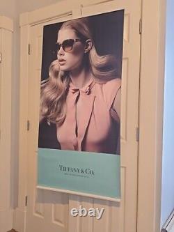 Tiffany & Co. Wall Display Poster Ad Double Sided Eyewear Influencer Decor Gift