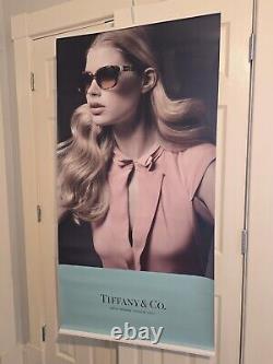 Tiffany & Co. Wall Display Poster Ad Double Sided Eyewear Influencer Decor Gift