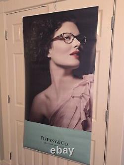 Tiffany & Co. Wall Display Poster Ad Double Sided Eyewear Influencer Decor Gift