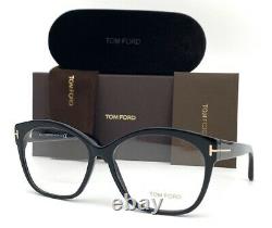 Tom Ford FT5435 001 Black / Demo Lens 57mm Eyeglasses TF5435 STORE DISPLAY