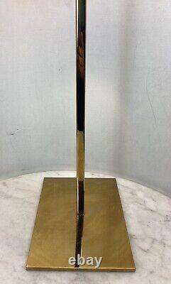 Tory Burch Store Display Hat Stand Brass Heavy Lucite 19 Tall