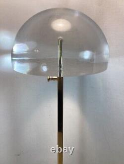 Tory Burch Store Display Hat Stand Brass Heavy Lucite 19 Tall