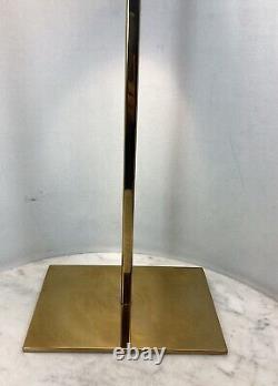 Tory Burch Store Display Hat Stand Brass Heavy Lucite 19 Tall