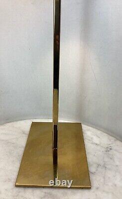 Tory Burch Store Display Hat Stand Brass Heavy Lucite 19 Tall