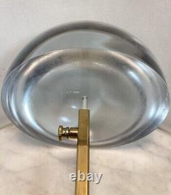 Tory Burch Store Display Hat Stand Brass Heavy Lucite 19 Tall