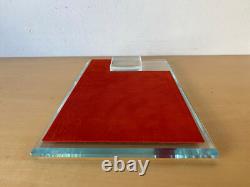 Used OMEGA Display Base Glass 28 X 17.5 X 1.5 Cm Used In Store