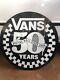 Vans Off The Wall 50 Years Since 1966 Anniversary Sign Plexi-glass 26 Rare