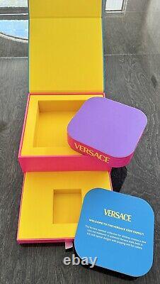 VERSACE Sunglasses/Eyeglasses Store Display Blue Pink Stand Dealer Authentic