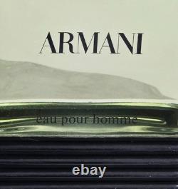 VINTAGE ARMANI eau pour homme COMMERCIAL STORE DISPLAY FACTICE, 9.75H