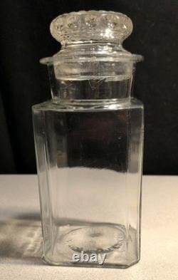 VINTAGE KIS-ME GUM LOUISVILLE KY GENERAL STORE GLASS DISPLAY JAR With LID