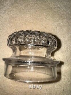 VINTAGE KIS-ME GUM LOUISVILLE KY GENERAL STORE GLASS DISPLAY JAR With LID