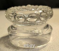VINTAGE KIS-ME GUM LOUISVILLE KY GENERAL STORE GLASS DISPLAY JAR With LID