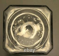 VINTAGE KIS-ME GUM LOUISVILLE KY GENERAL STORE GLASS DISPLAY JAR With LID