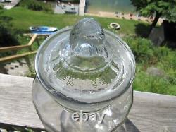 VINTAGE ORIGINAL 1800's GENERAL STORE DRUGSTORE CANDY SHOP CANDY JAR MARKED VENR